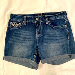 Love Indigo jean shorts